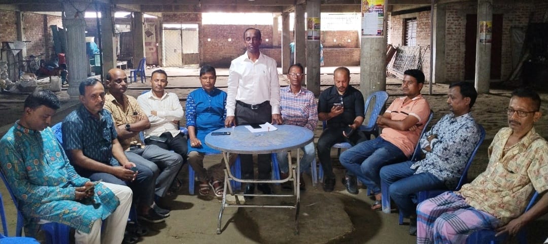 সুনামগঞ্জে জাতীয়তাবাদী হিন্দু বৌদ্ধ খ্রিস্টান কল্যাণ ফ্রন্টের মতবিনিময় সভা অনুষ্ঠিত