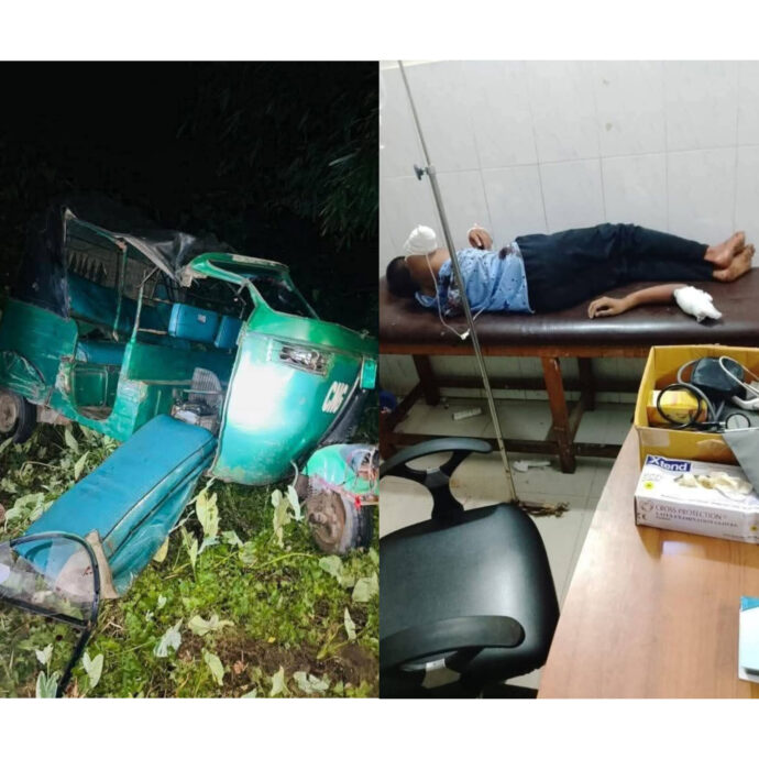 শান্তিগঞ্জে সড়ক দুর্ঘটনায় ৫ জন গুরুতর আহত, এক যুবকের হাত দ্বিখণ্ডিত