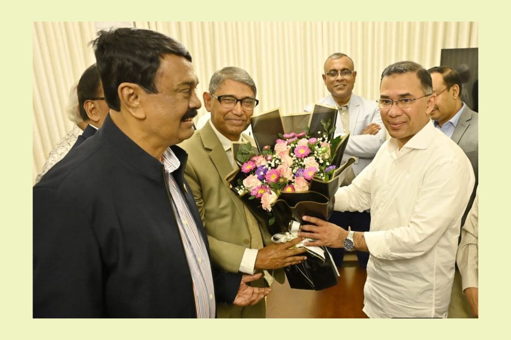 বিএনপি”র চেয়ারম্যান তারেক রহমানের সঙ্গে নবনির্বাচিত এমপি কলিম উদ্দিন আহমেদ মিলনের সৌজন্য সাক্ষাৎ